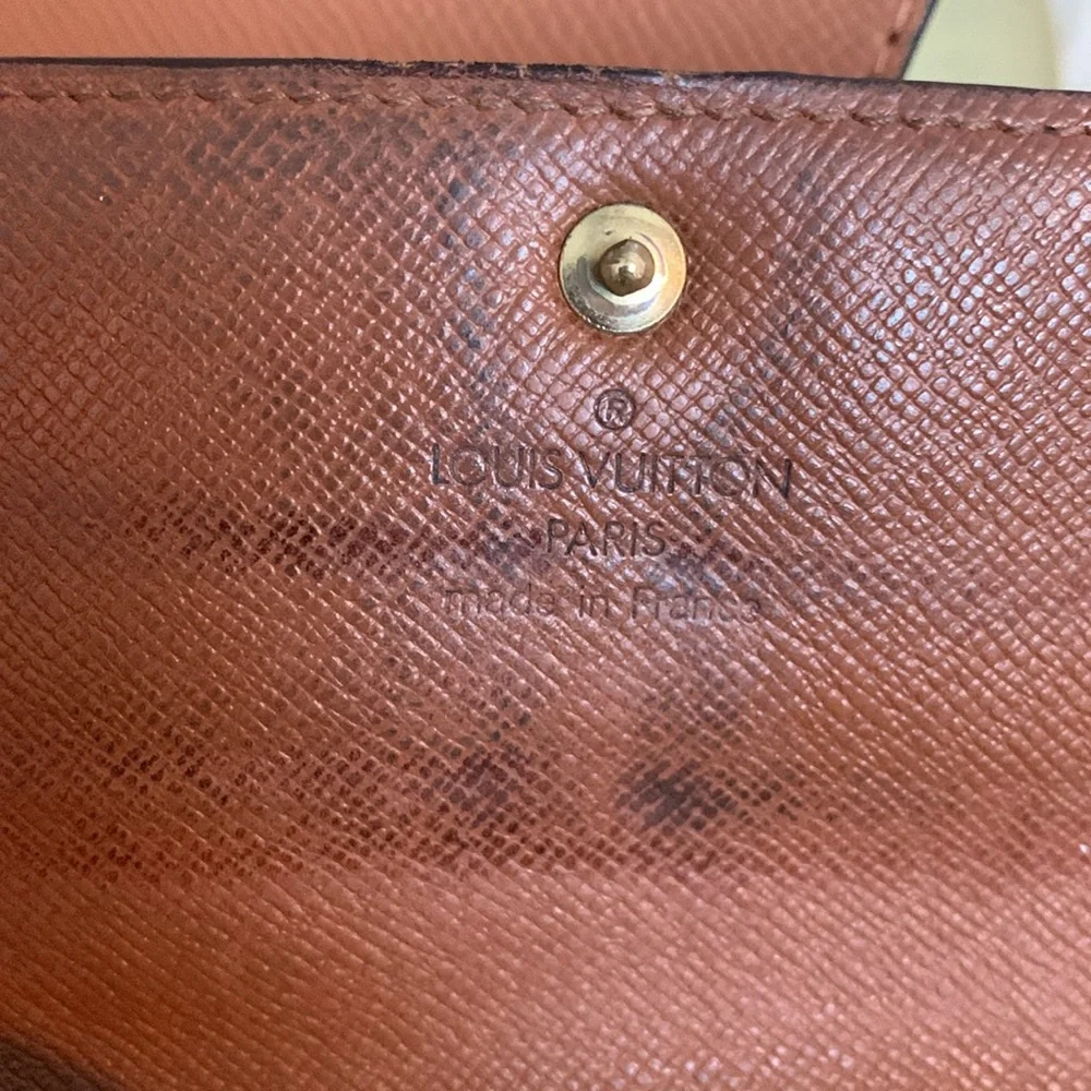 ❌SOLD❌1999 authentic Louis Vuitton Sarah wallet w free conversion kit crossbody - Image 11
