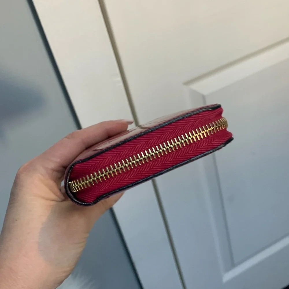 2015 authentic Louis Vuitton fuscia pink zippy wallet - Image 10