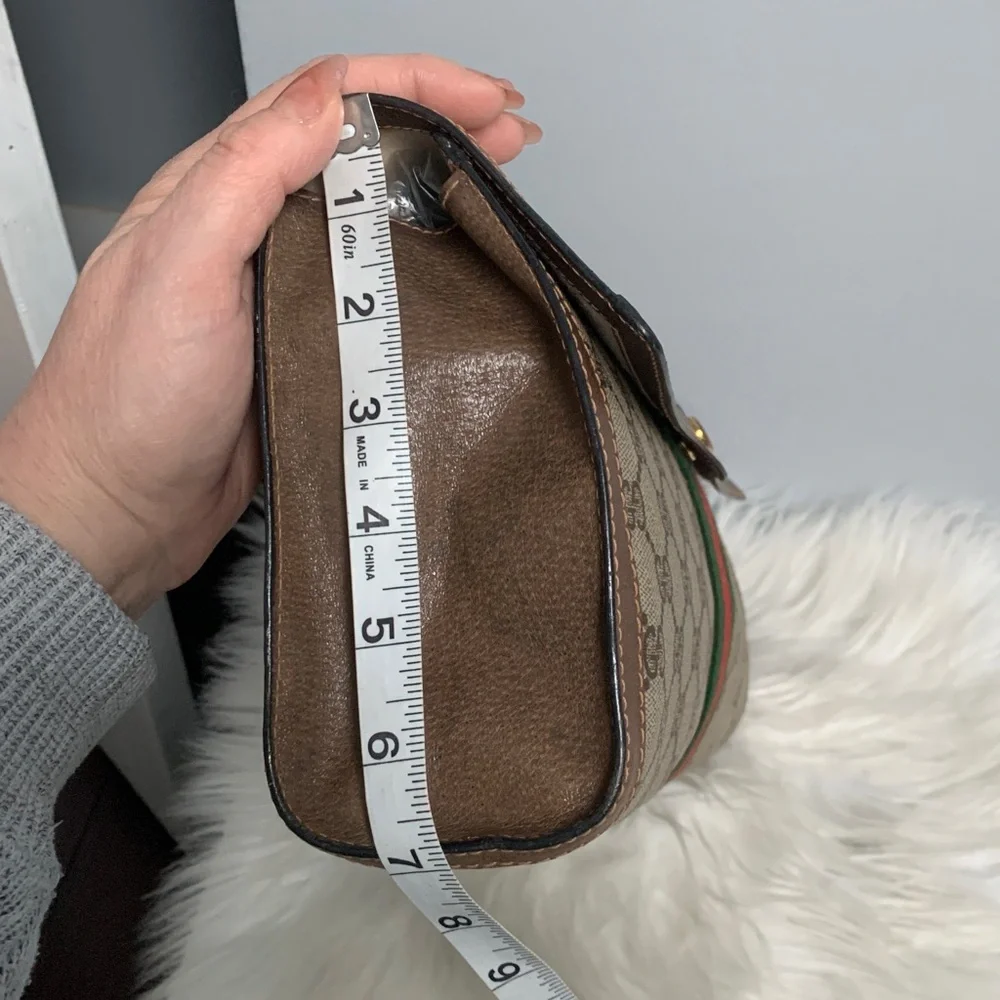 Authentic Gucci vintage Sherry Line Ophidia XL clutch second bag - Image 10