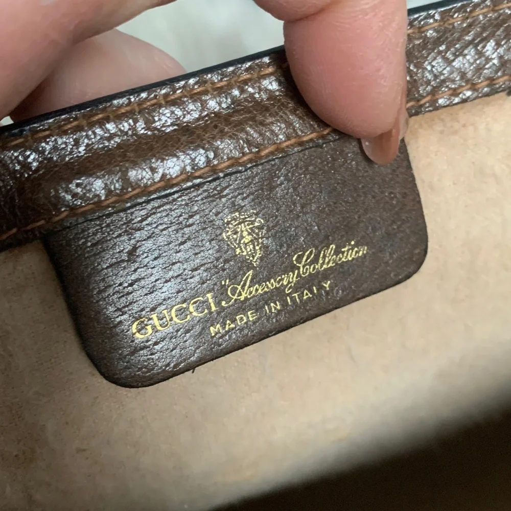 Authentic Gucci vintage Sherry Line Ophidia XL clutch second bag - Image 14