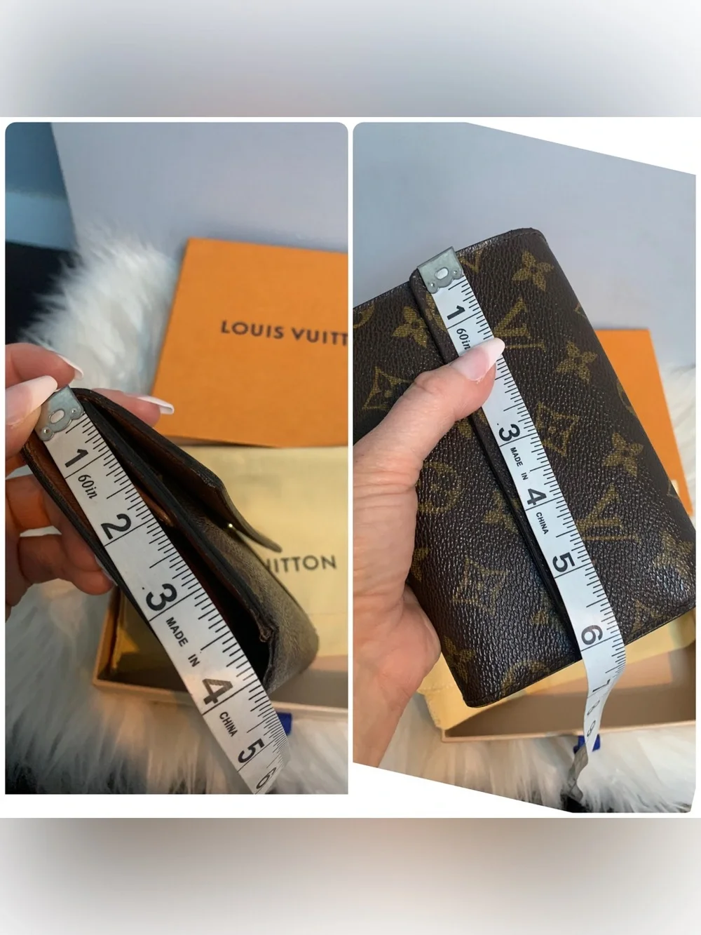 2001 authentic Louis Vuitton Alexandra wallet monogram w box & dustbag - Image 5