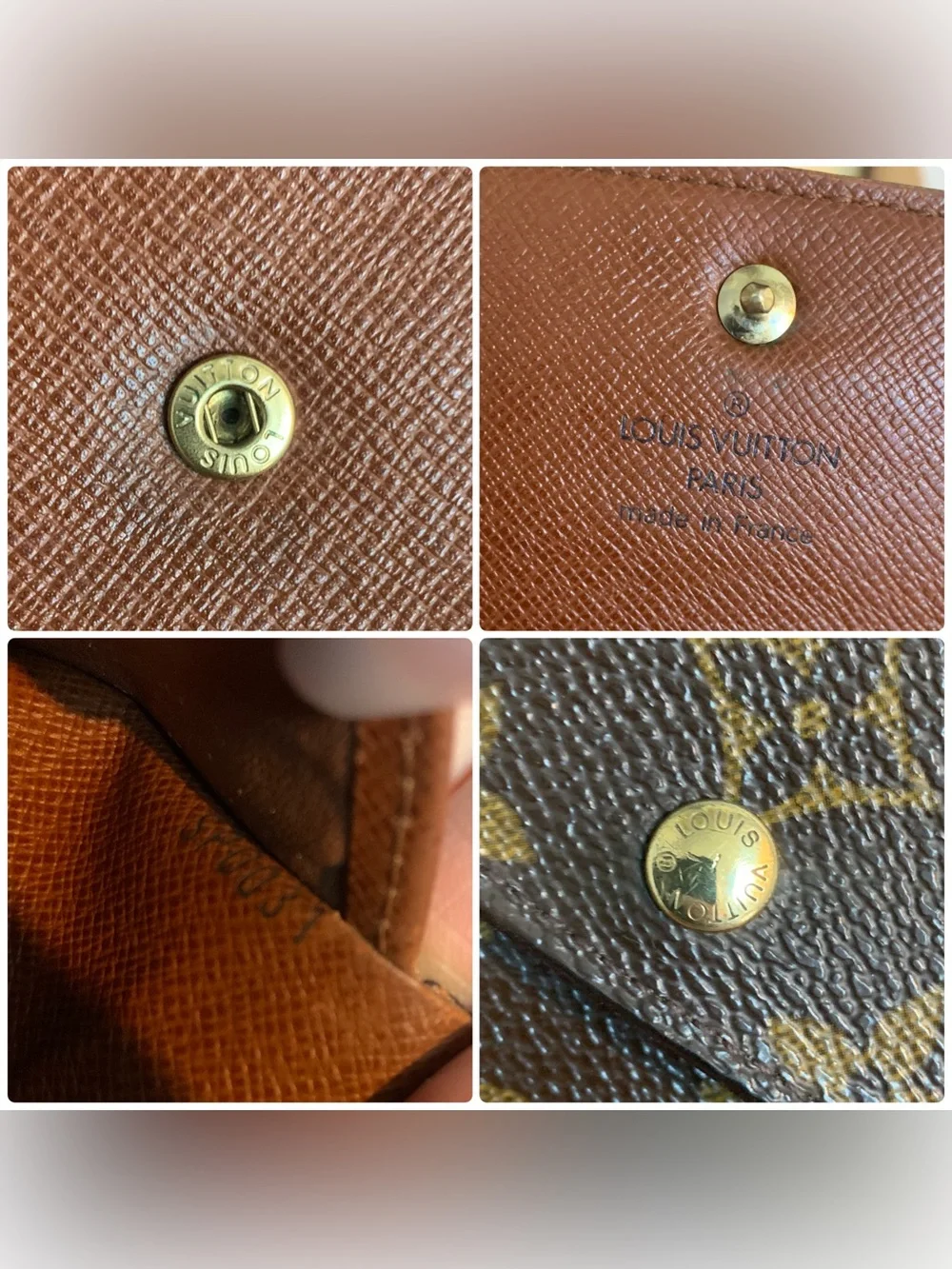 2001 authentic Louis Vuitton Alexandra wallet monogram w box & dustbag - Image 15