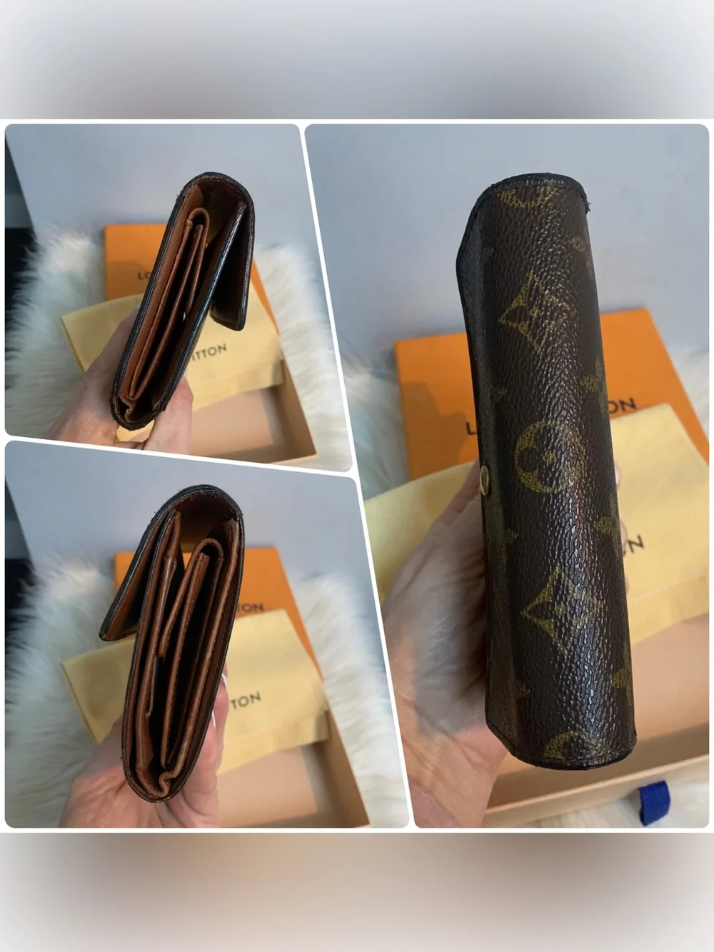 2001 authentic Louis Vuitton Alexandra wallet monogram w box & dustbag - Image 4
