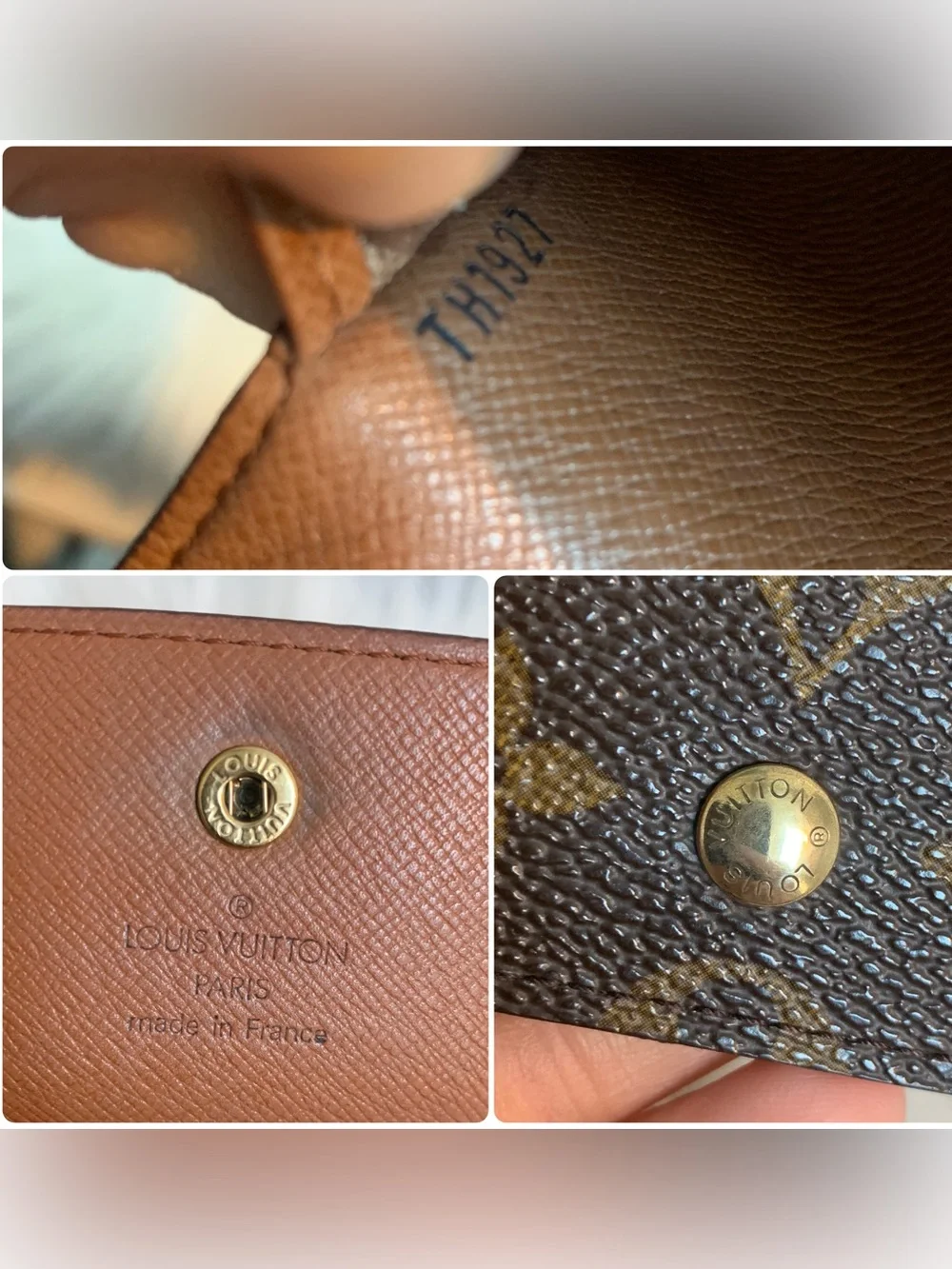 1997 authentic Louis Vuitton International wallet w dustbag - Image 14