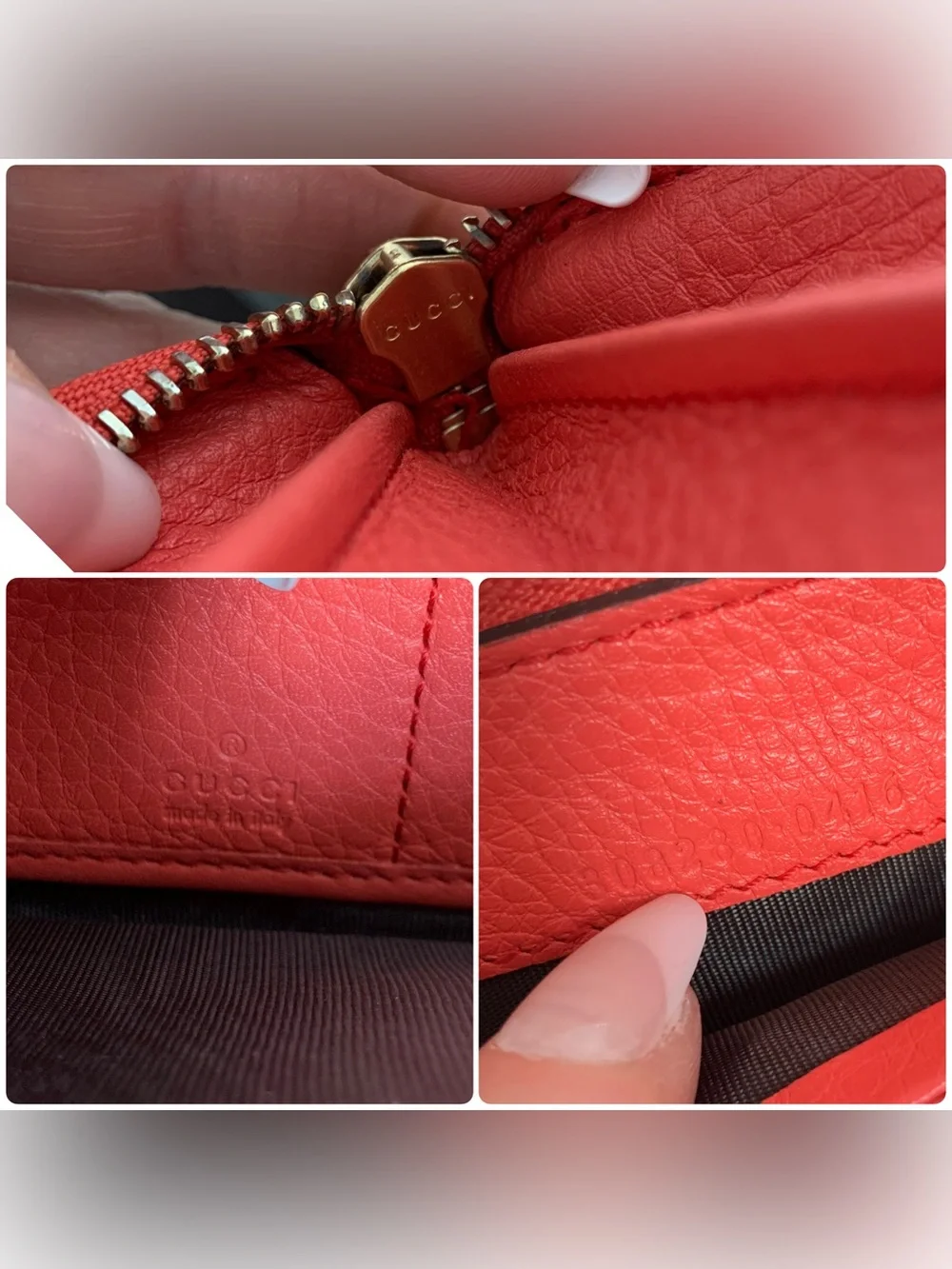 Authentic pink Gucci soho large zippy wallet. - Image 13