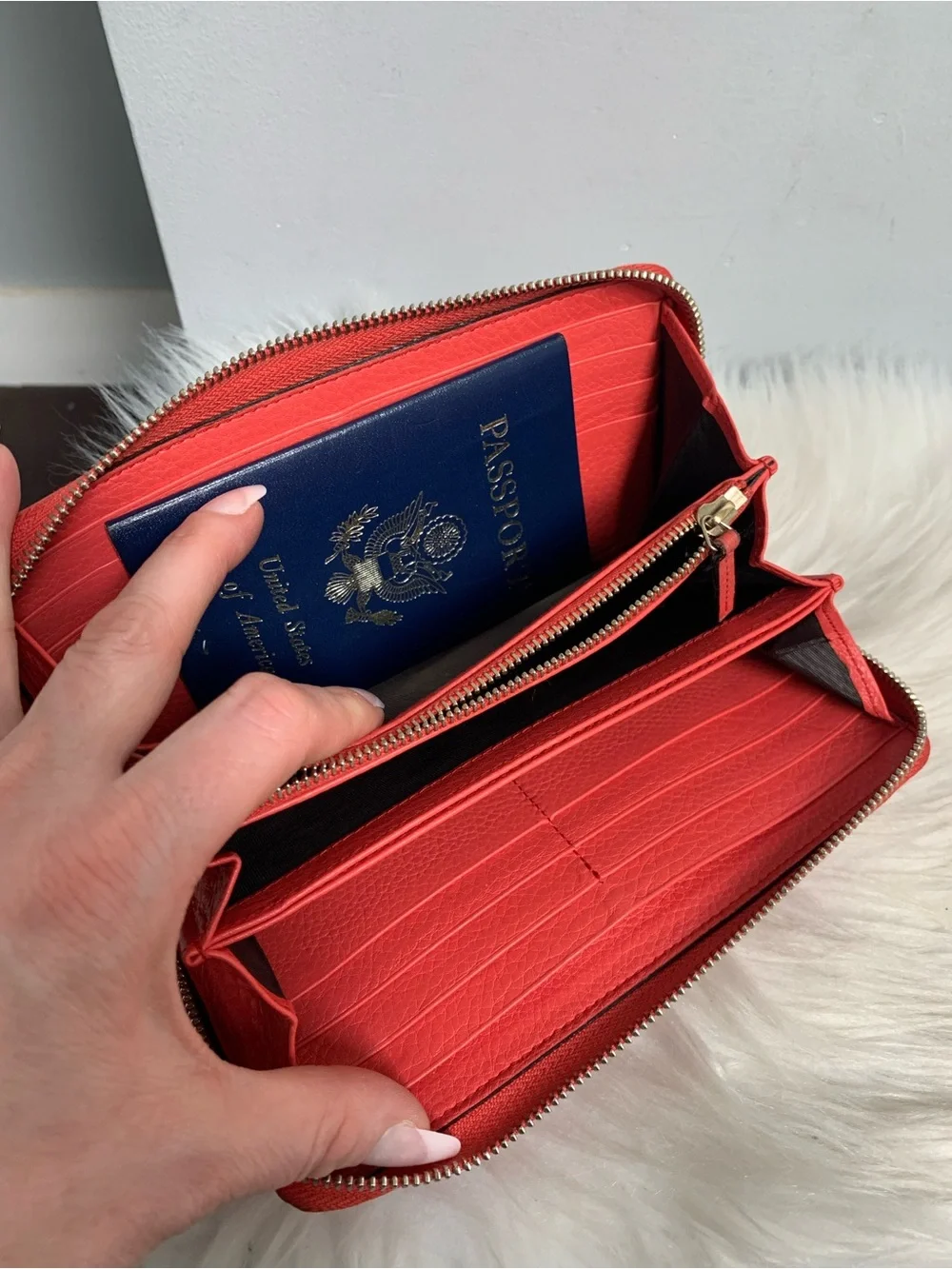 Authentic pink Gucci soho large zippy wallet. - Image 10