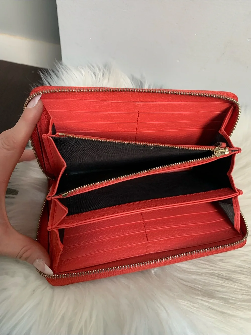 Authentic pink Gucci soho large zippy wallet. - Image 8