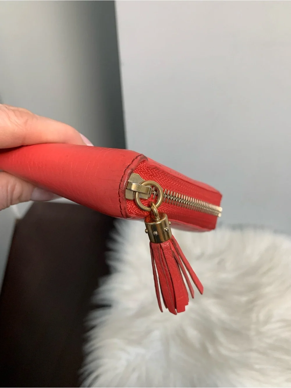 Authentic pink Gucci soho large zippy wallet. - Image 4