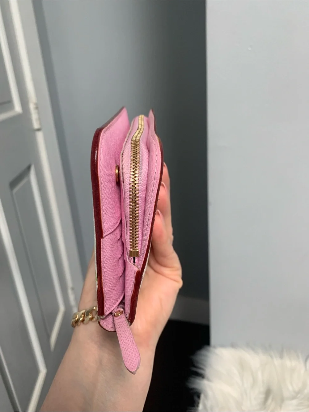 2010 authentic Louis Vuitton multicolore large Insolite wallet / wristlet/clutch - Image 2
