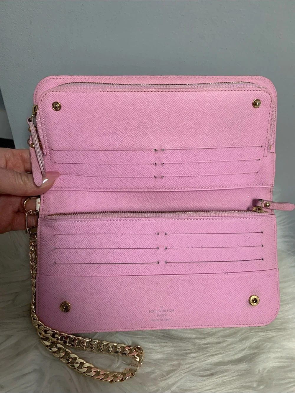 2010 authentic Louis Vuitton multicolore large Insolite wallet / wristlet/clutch - Image 10