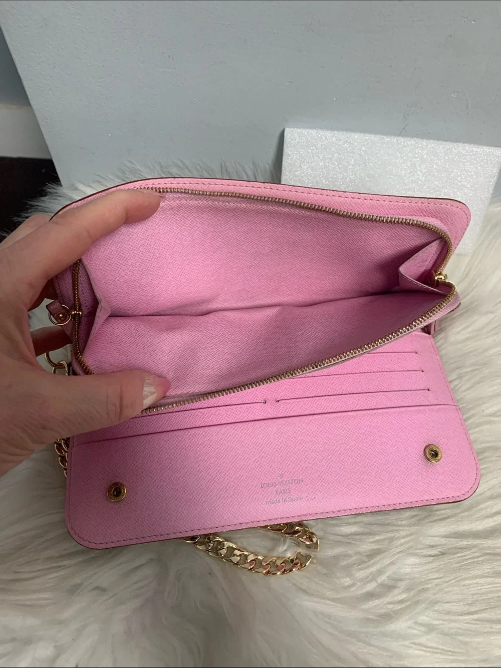 2010 authentic Louis Vuitton multicolore large Insolite wallet / wristlet/clutch - Image 11