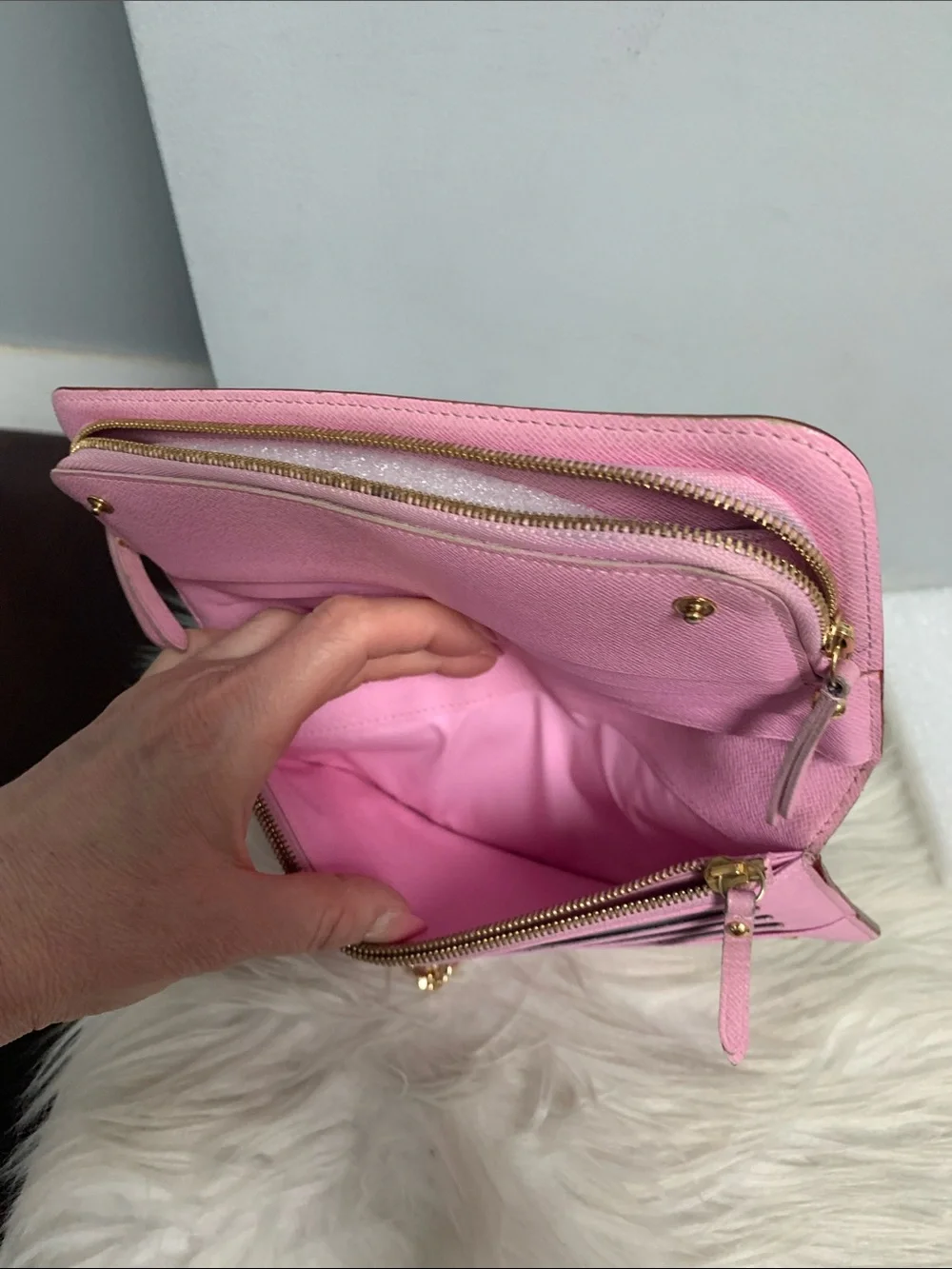 2010 authentic Louis Vuitton multicolore large Insolite wallet / wristlet/clutch - Image 13