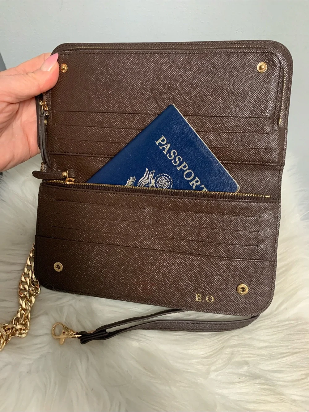 2009 authentic Louis Vuitton Insolite wristlet in Damier Ebene - Image 10