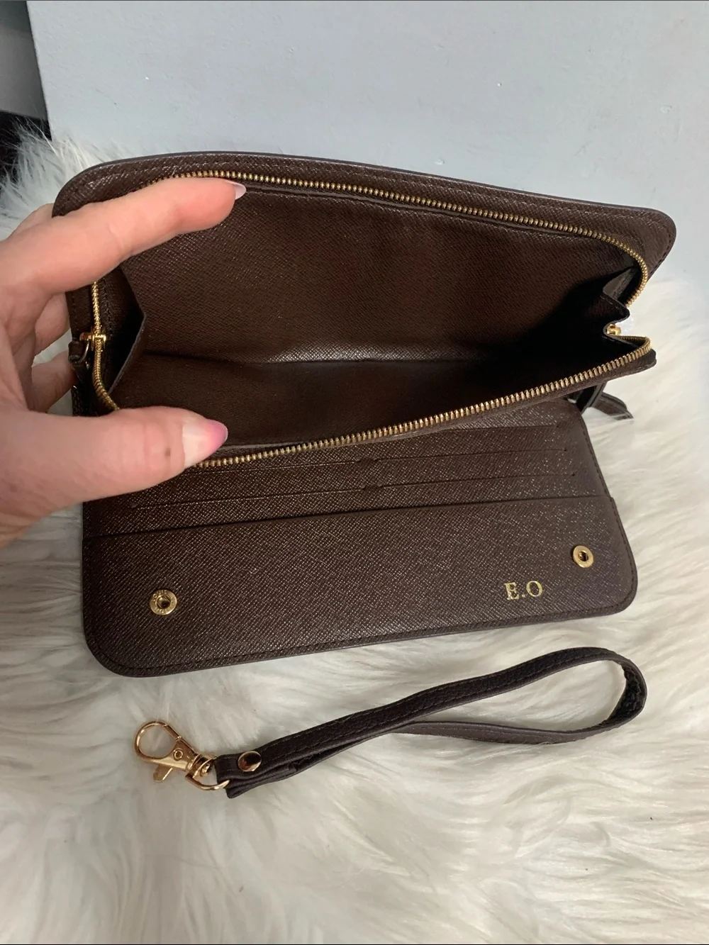 2009 authentic Louis Vuitton Insolite wristlet in Damier Ebene - Image 13