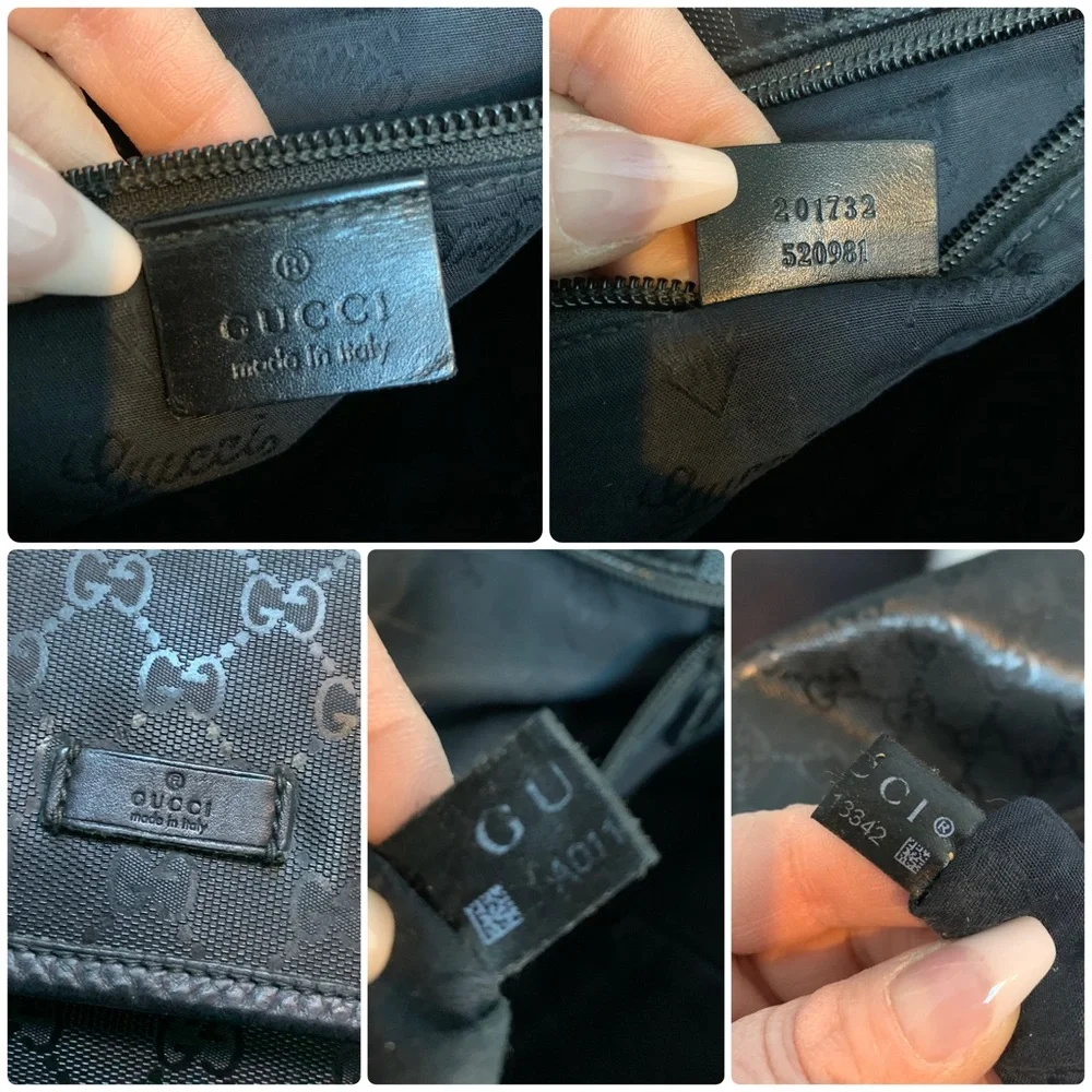 Authentic all - black Gucci Messenger bag - Image 13