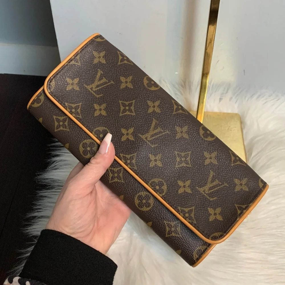 2000 authentic Louis Vuitton Twin Pochette GM crossbody, free replacement chain - Image 3