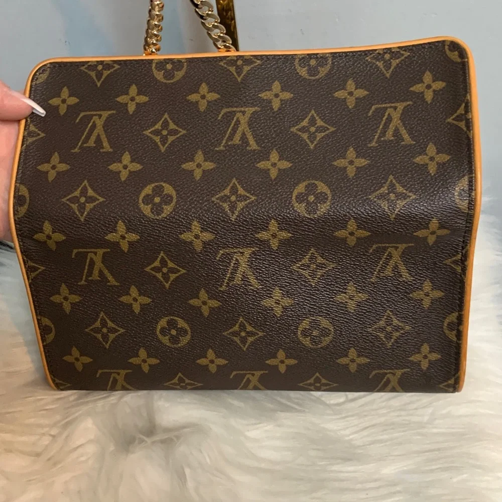 2000 authentic Louis Vuitton Twin Pochette GM crossbody, free replacement chain - Image 11