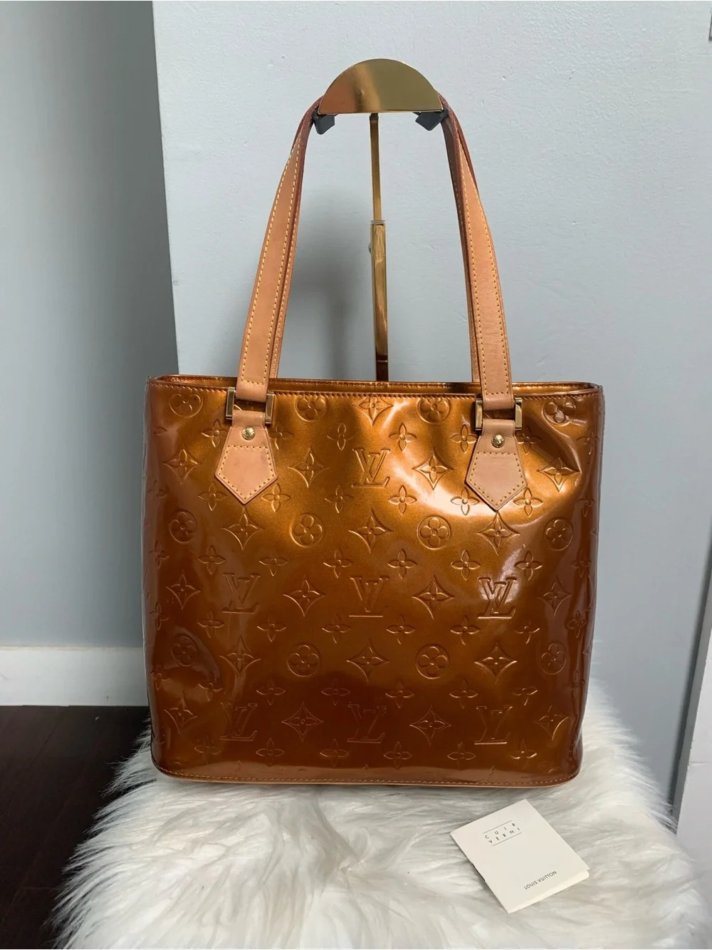 2002 authentic Louis Vuitton Houston tote in bronze - Image 2