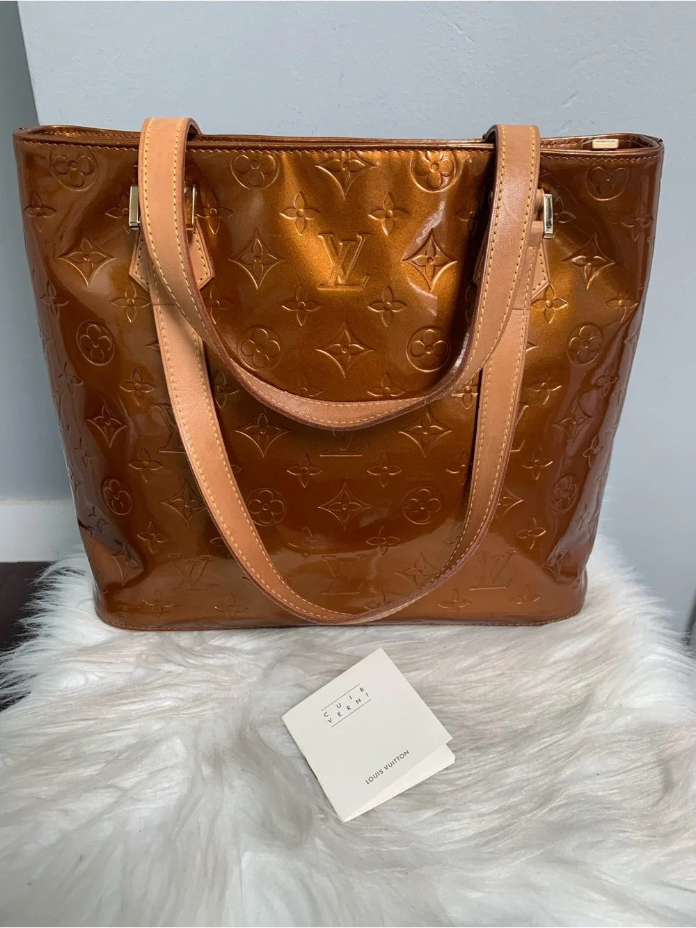 2002 authentic Louis Vuitton Houston tote in bronze - Image 3