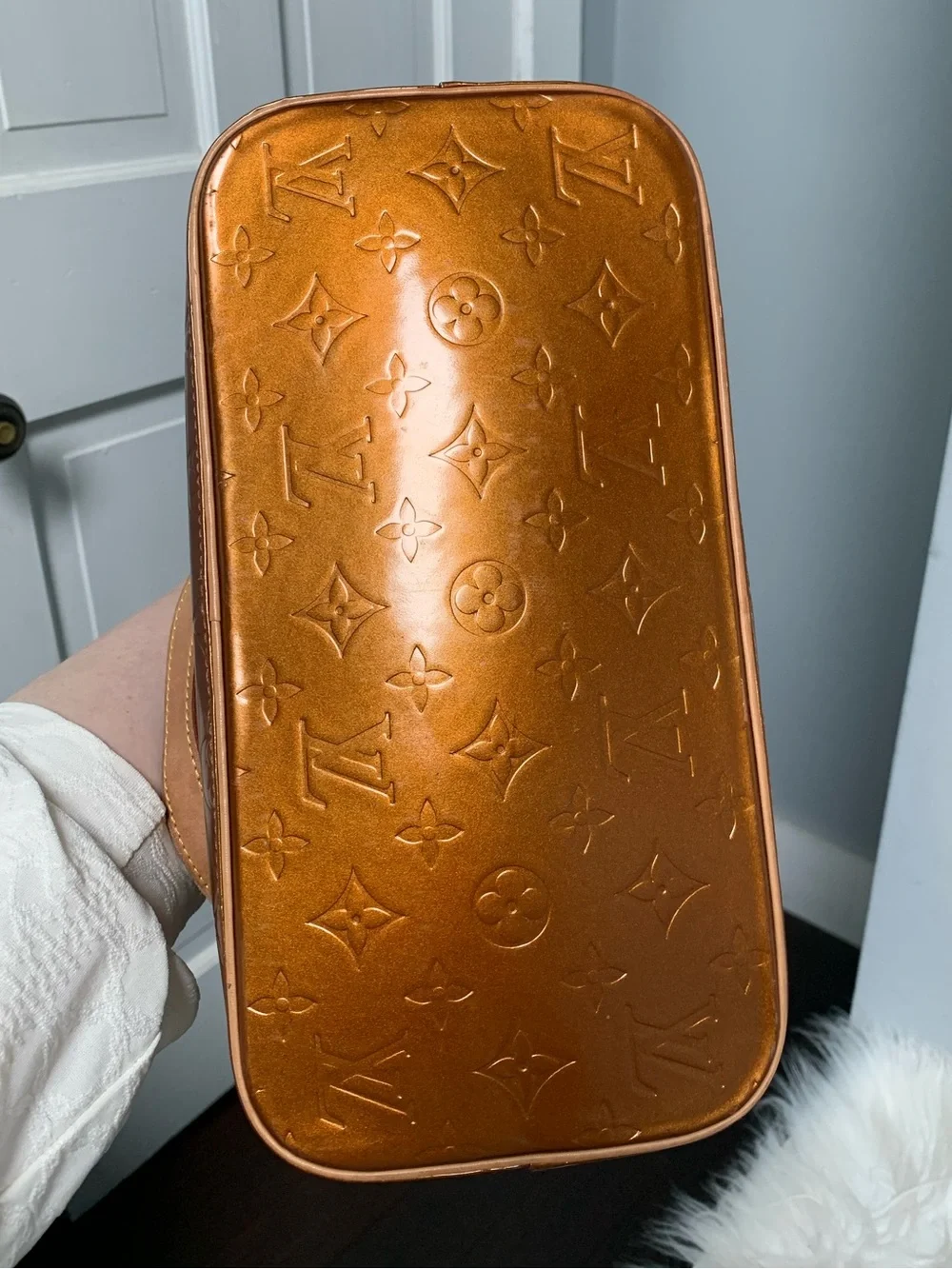 2002 authentic Louis Vuitton Houston tote in bronze - Image 12