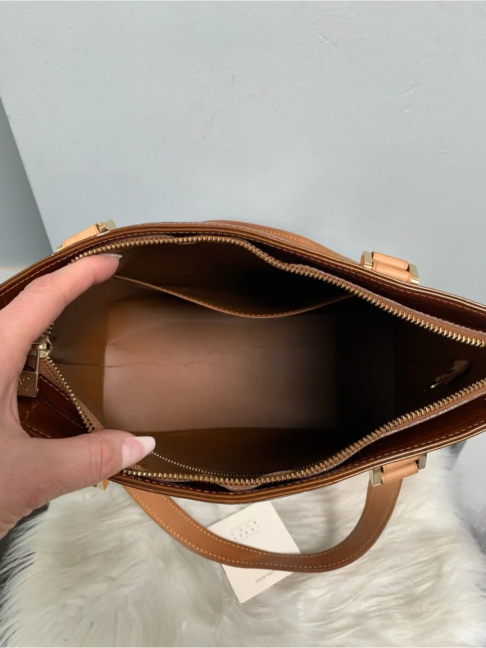 2002 authentic Louis Vuitton Houston tote in bronze - Image 15