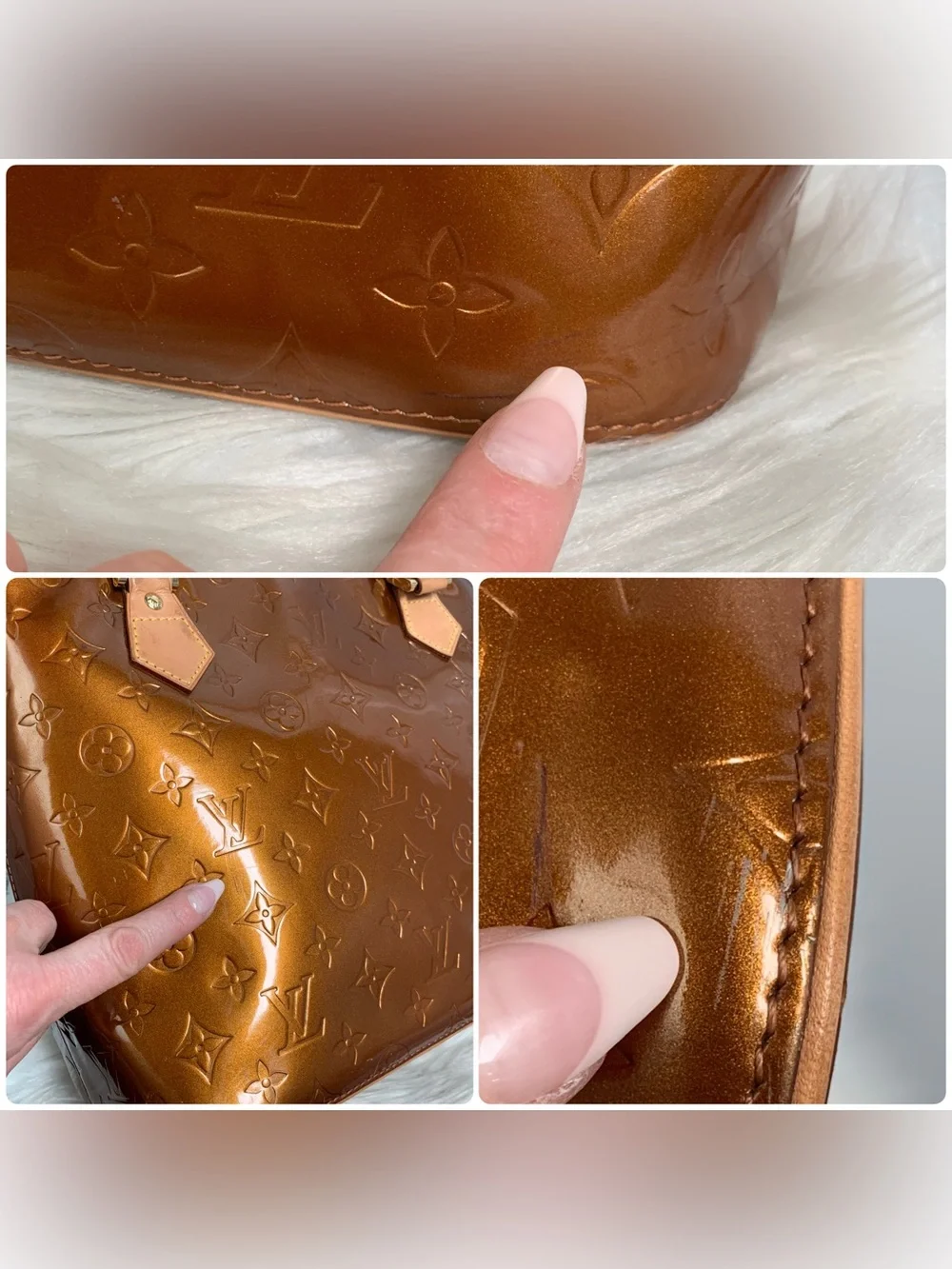 2002 authentic Louis Vuitton Houston tote in bronze - Image 16