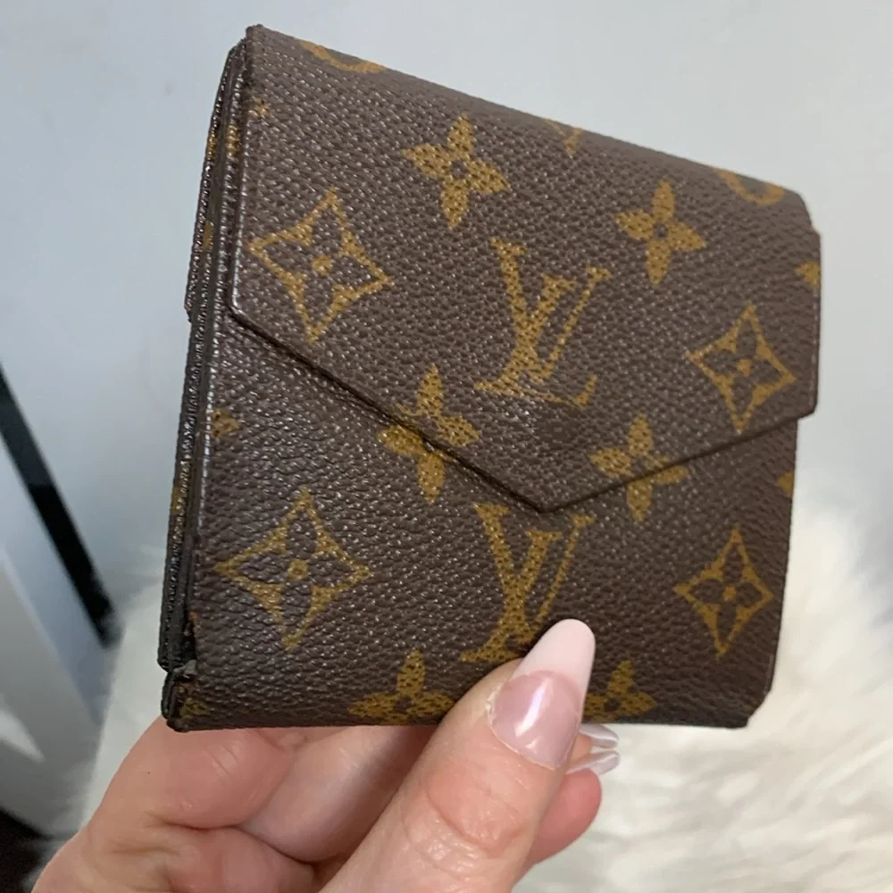 Pre date code authentic Louis Vuitton Elise wallet - extreme wear - Image 3