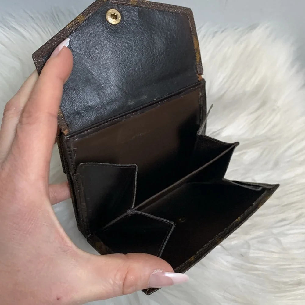 Pre date code authentic Louis Vuitton Elise wallet - extreme wear - Image 10