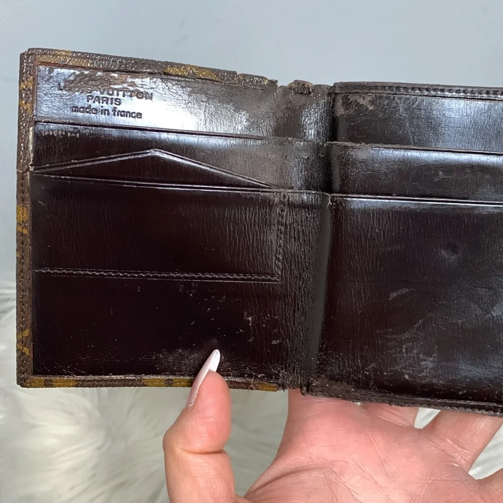 Pre date code authentic Louis Vuitton Elise wallet - extreme wear - Image 13