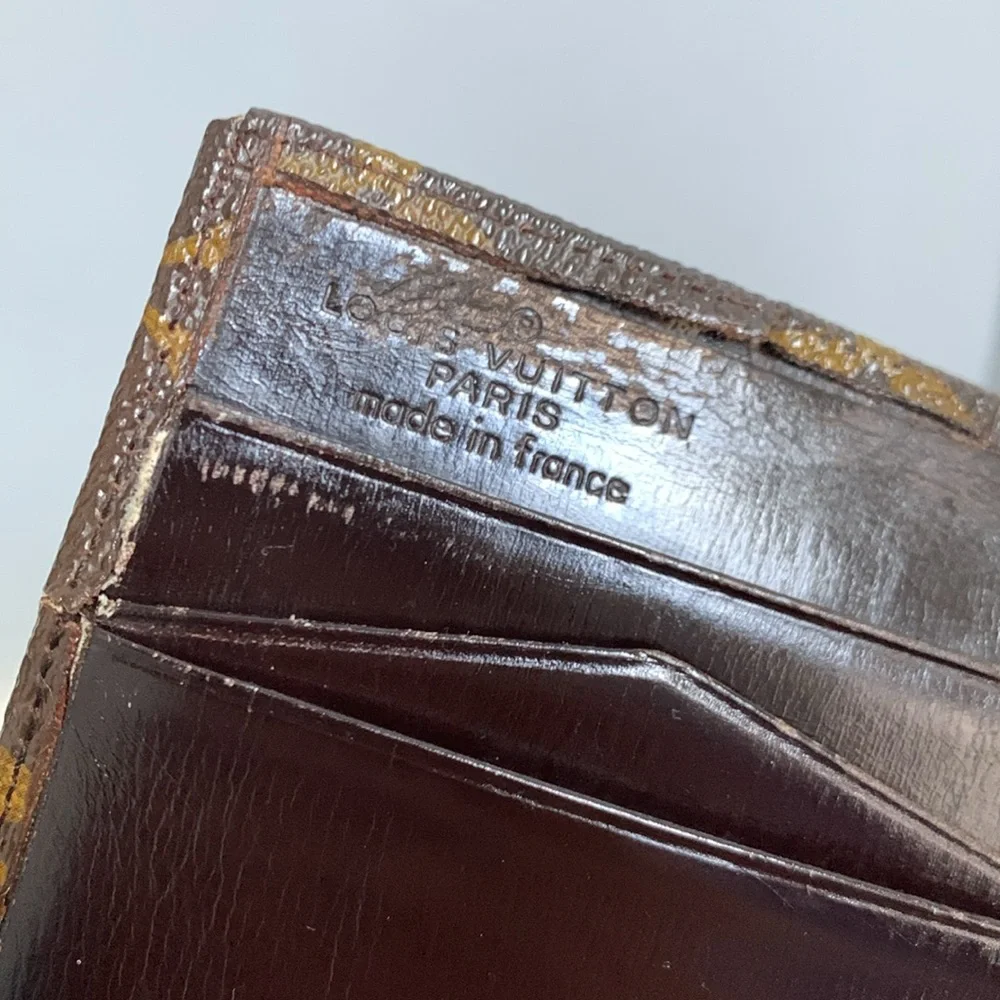 Pre date code authentic Louis Vuitton Elise wallet - extreme wear - Image 14
